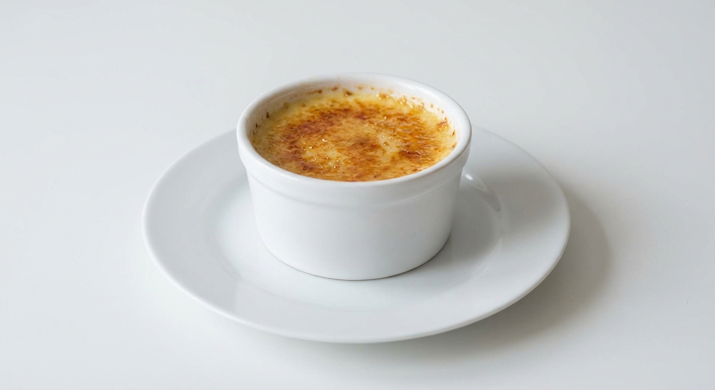 Miodowy Crème Brûlée na Jogurcie