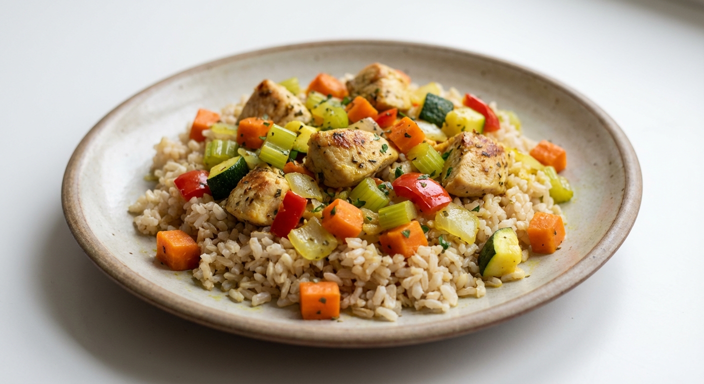 Kurczak z Ryżem i Warzywami