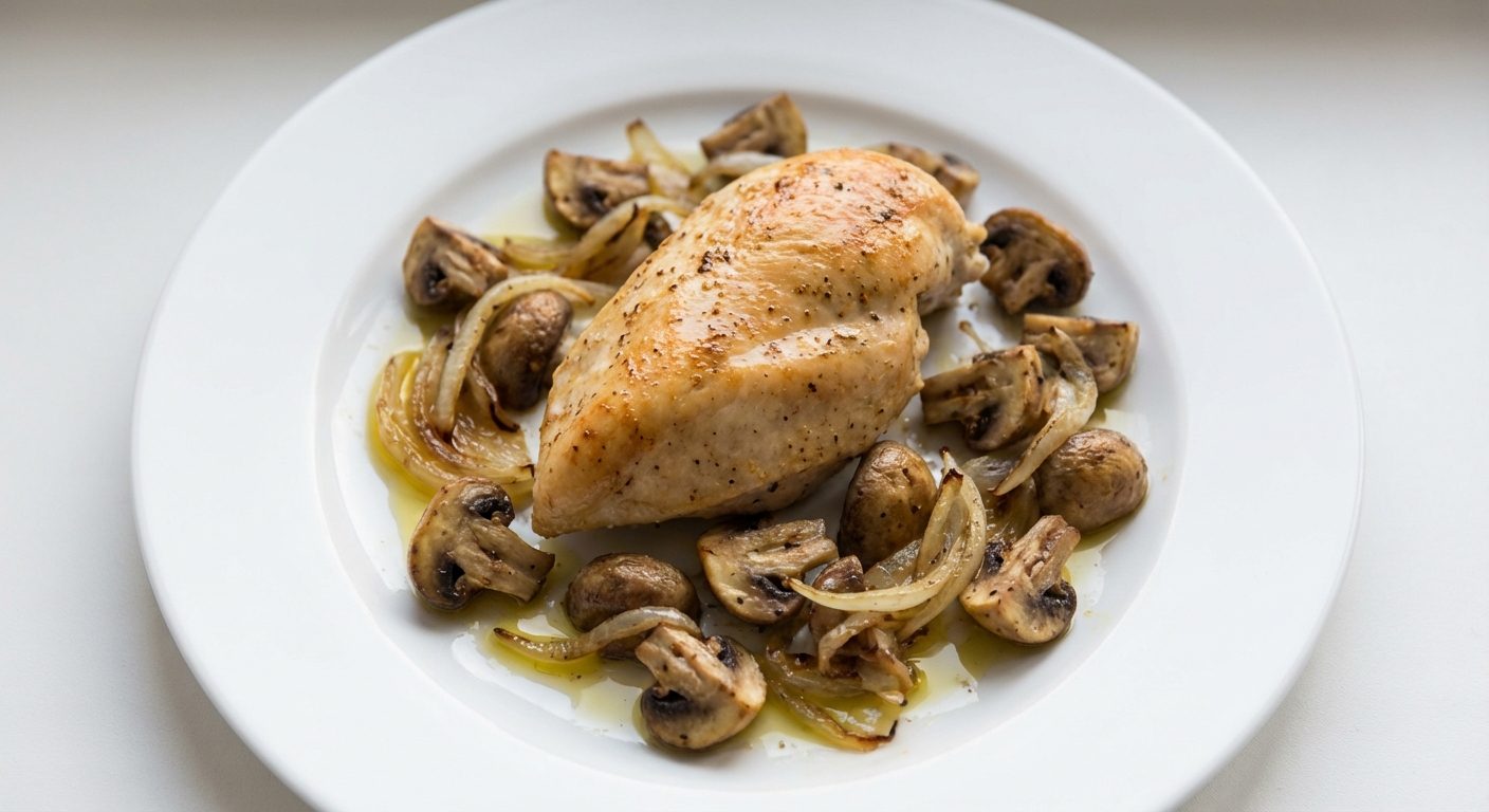 Pierś z Kurczaka z Pieczarkami