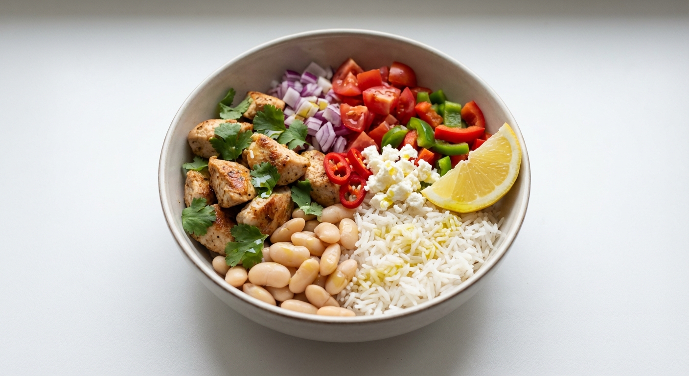 Miska z Kurczakiem, Kolendrą i Limonką