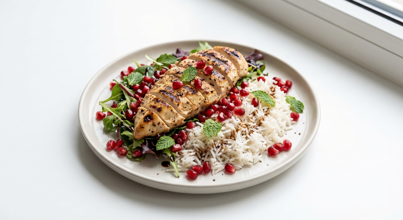 Ryż Basmati z Kurczakiem i Granatem