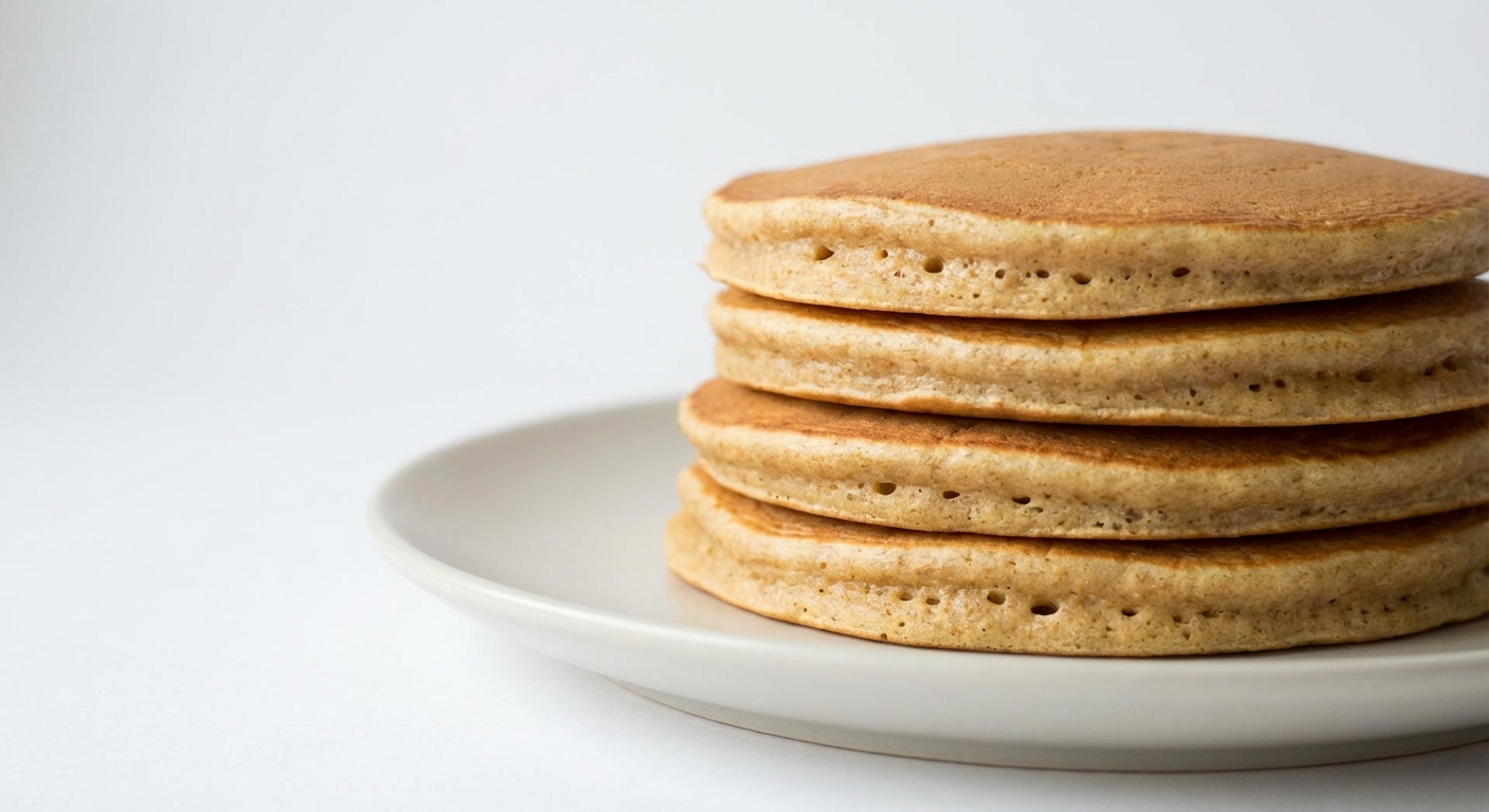 Puszyste Pancakes z Mąki Ryżowej i Miodu