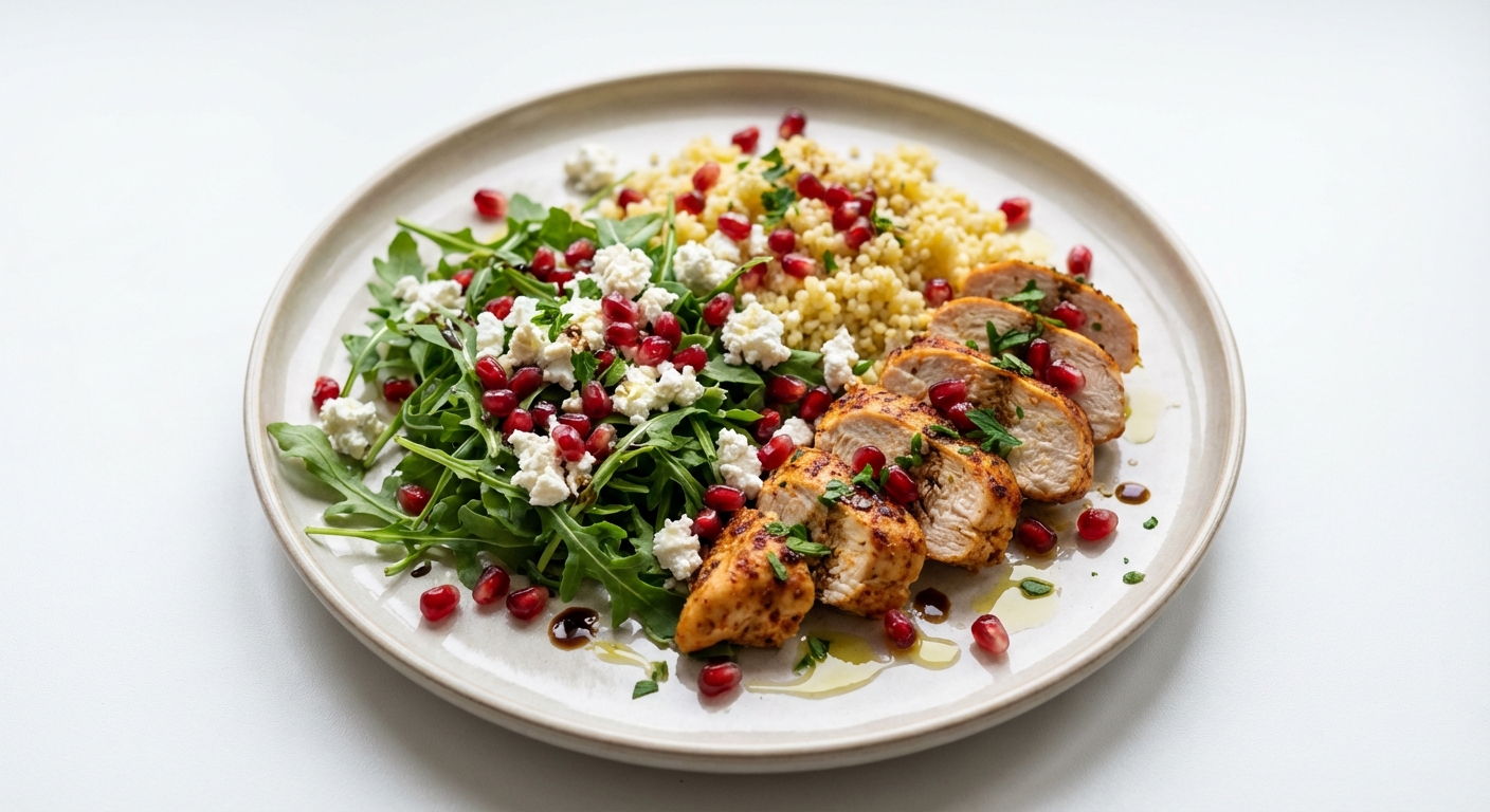 Pierś z Kurczaka, Rukola i Granat