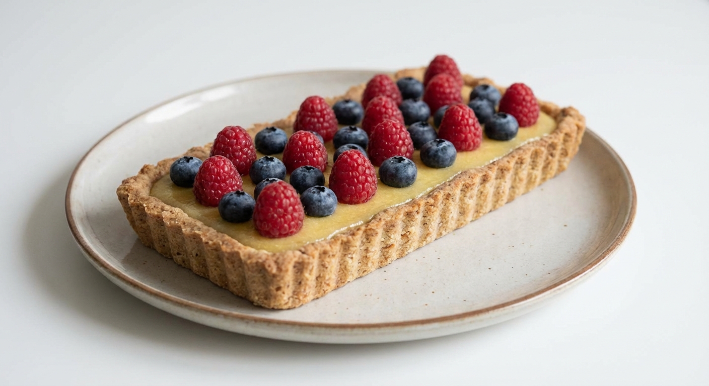 Mazurek Migdałowy z Cytryną, Miodem i Owocami