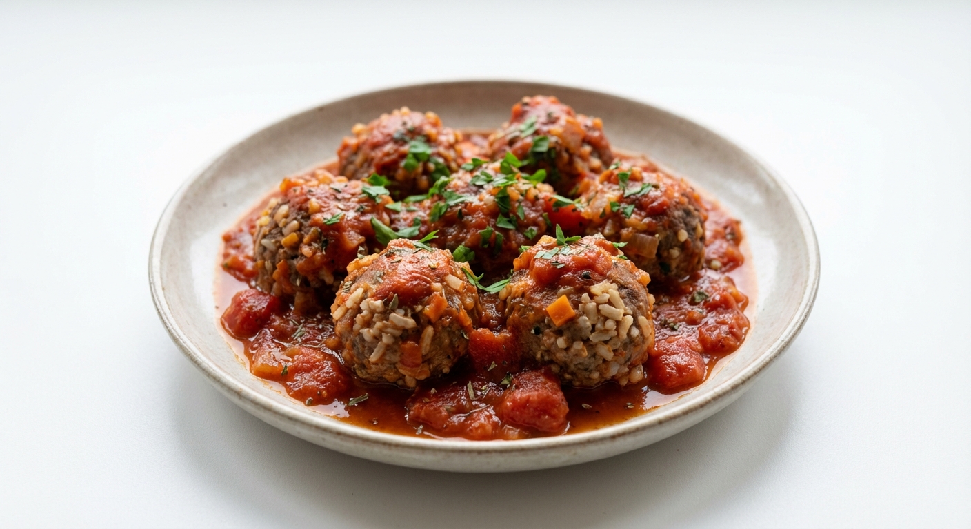 Wołowe pulpeciki w sosie pomidorowym