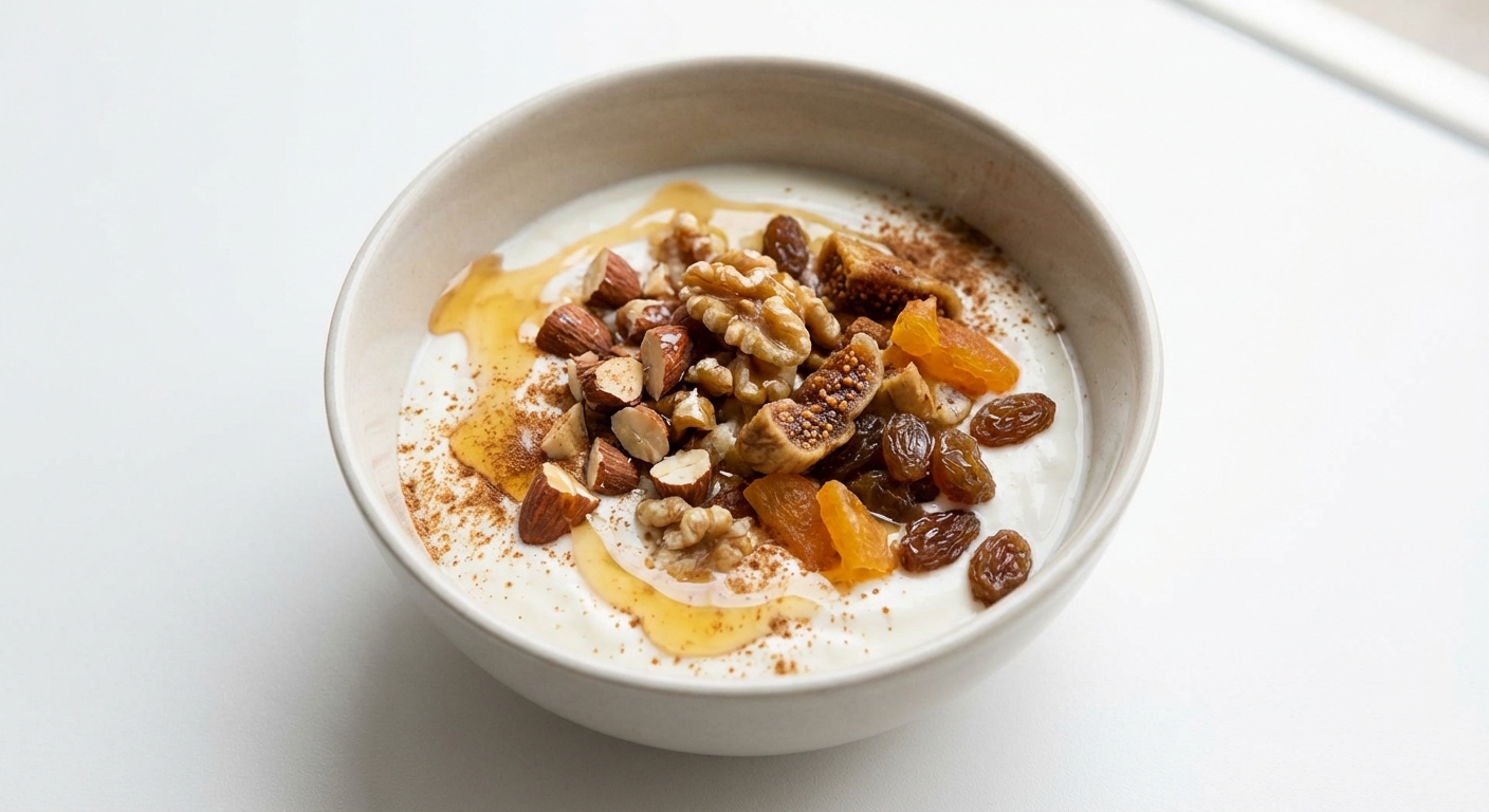 Jogurt z Miodem, Orzechami i Owocami