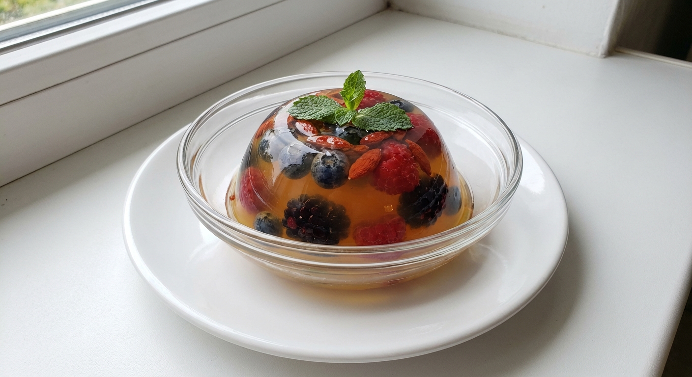 Agar z Miodem i Owocami Leśnymi