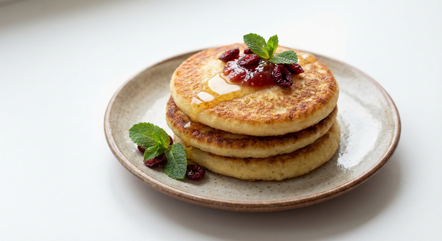 Placuszki z Kaszy Manny, Miodu i Dżemu