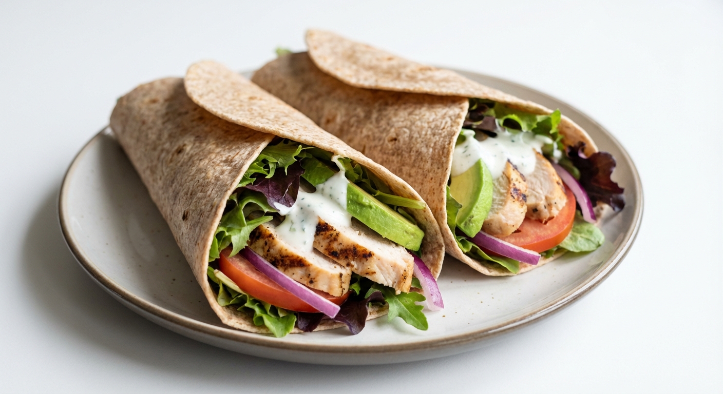 Wrapy z Indykiem, Awokado i Sałatą