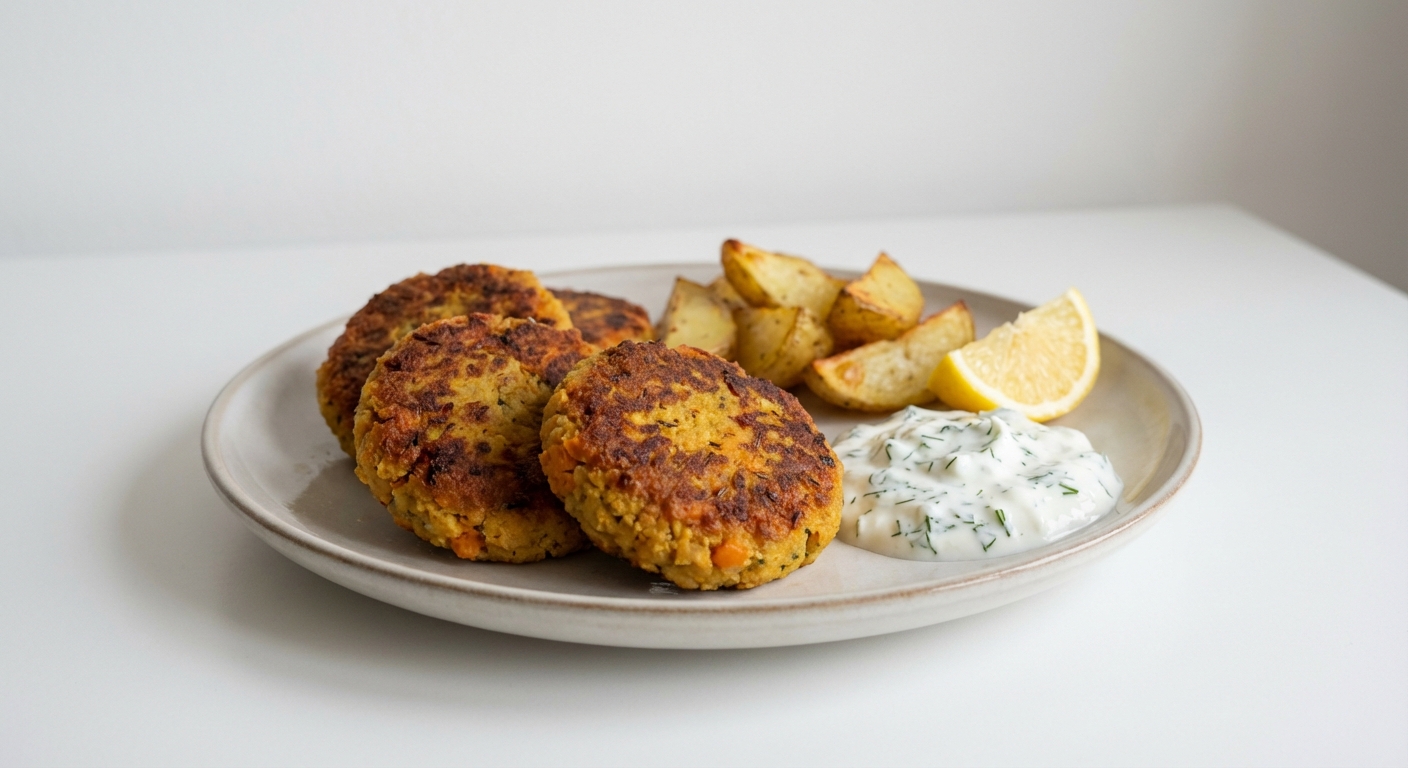 Kotlety z Fasoli, Marchewki i Kuminu