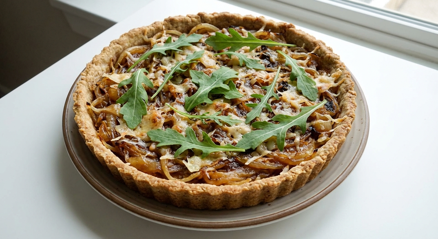 Tarta z Cebulą, Miodem i Tymiankiem