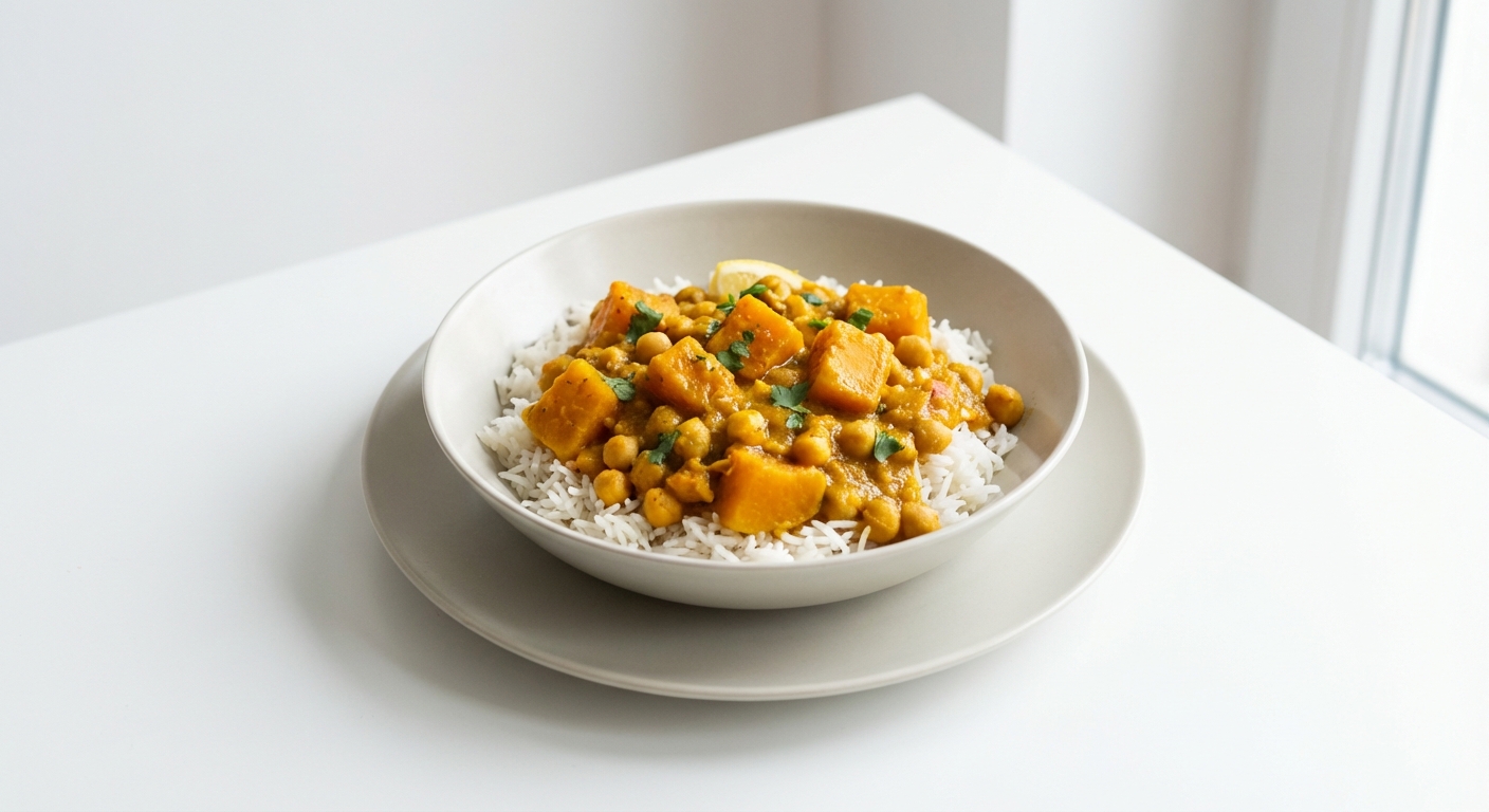 Curry z Dyni, Ciecierzycy i Kolendry