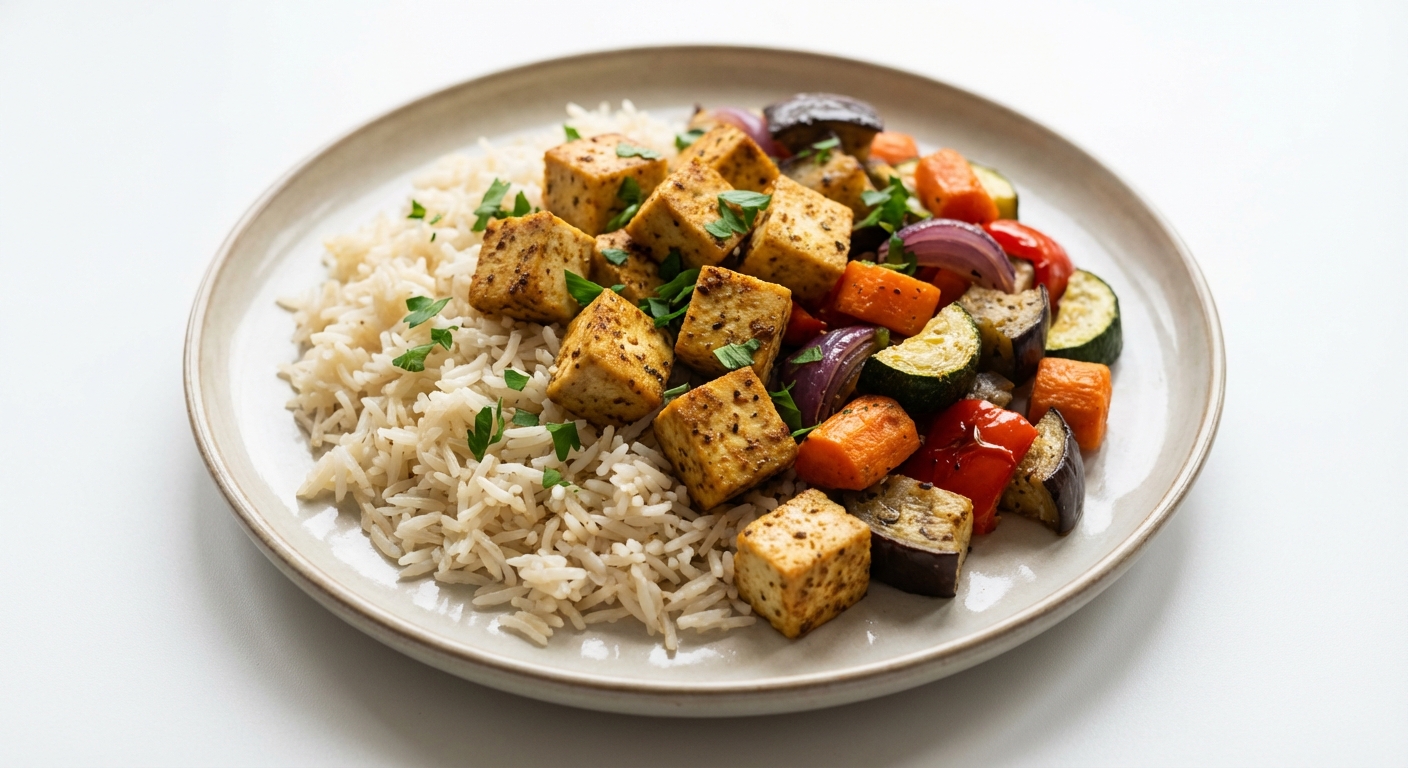 Ryż Basmati z Tofu i Warzywami