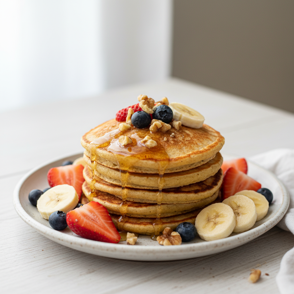 Kokosowe Placuszki z Miodem i Owocami