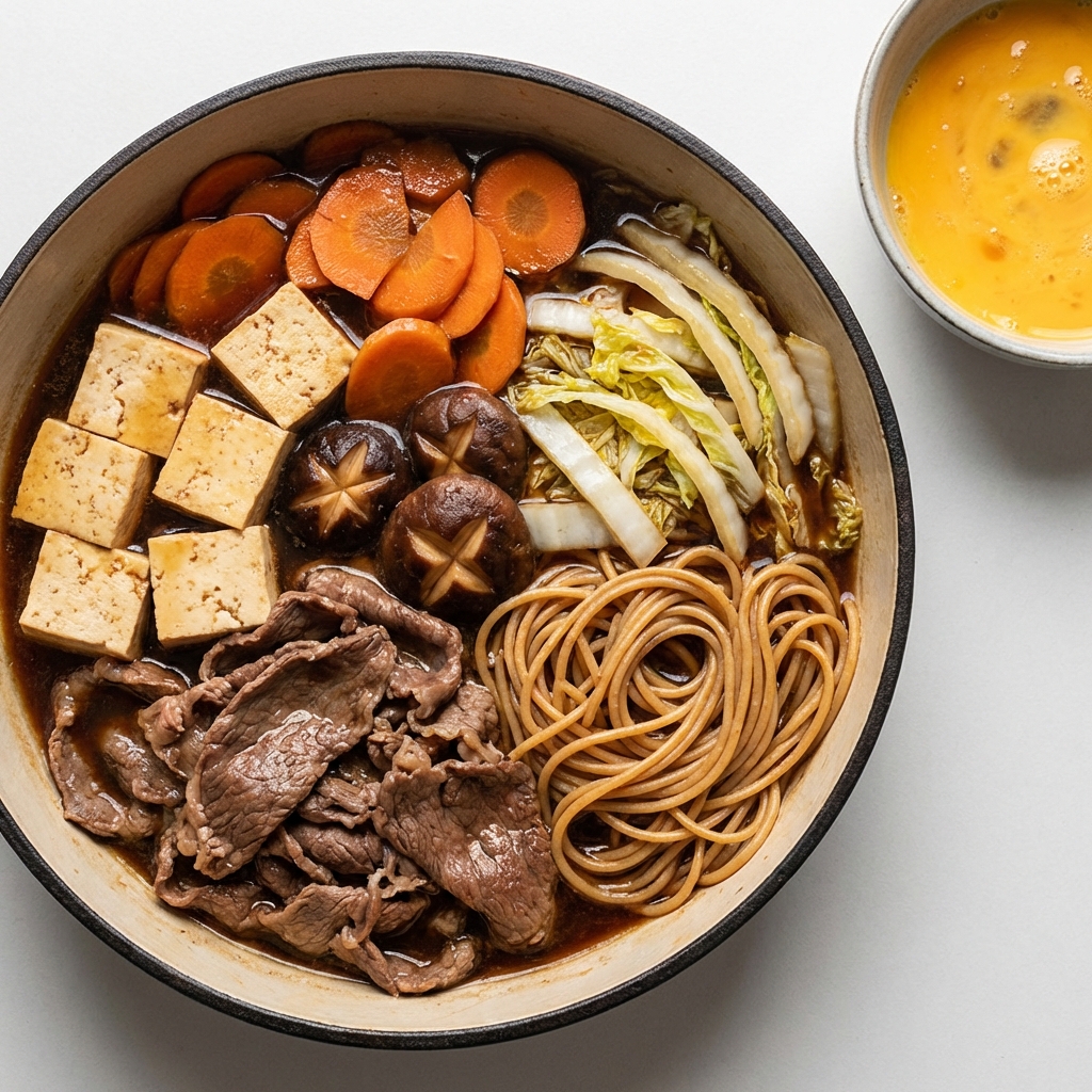 Sukiyaki: Wołowina, Tofu i Miód