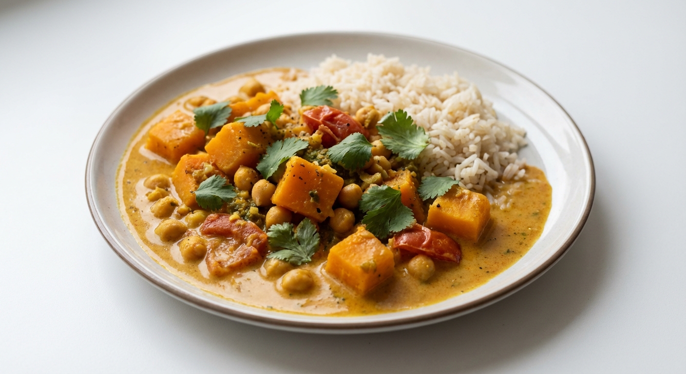 Curry z Dyni, Ciecierzycy i Kolendry