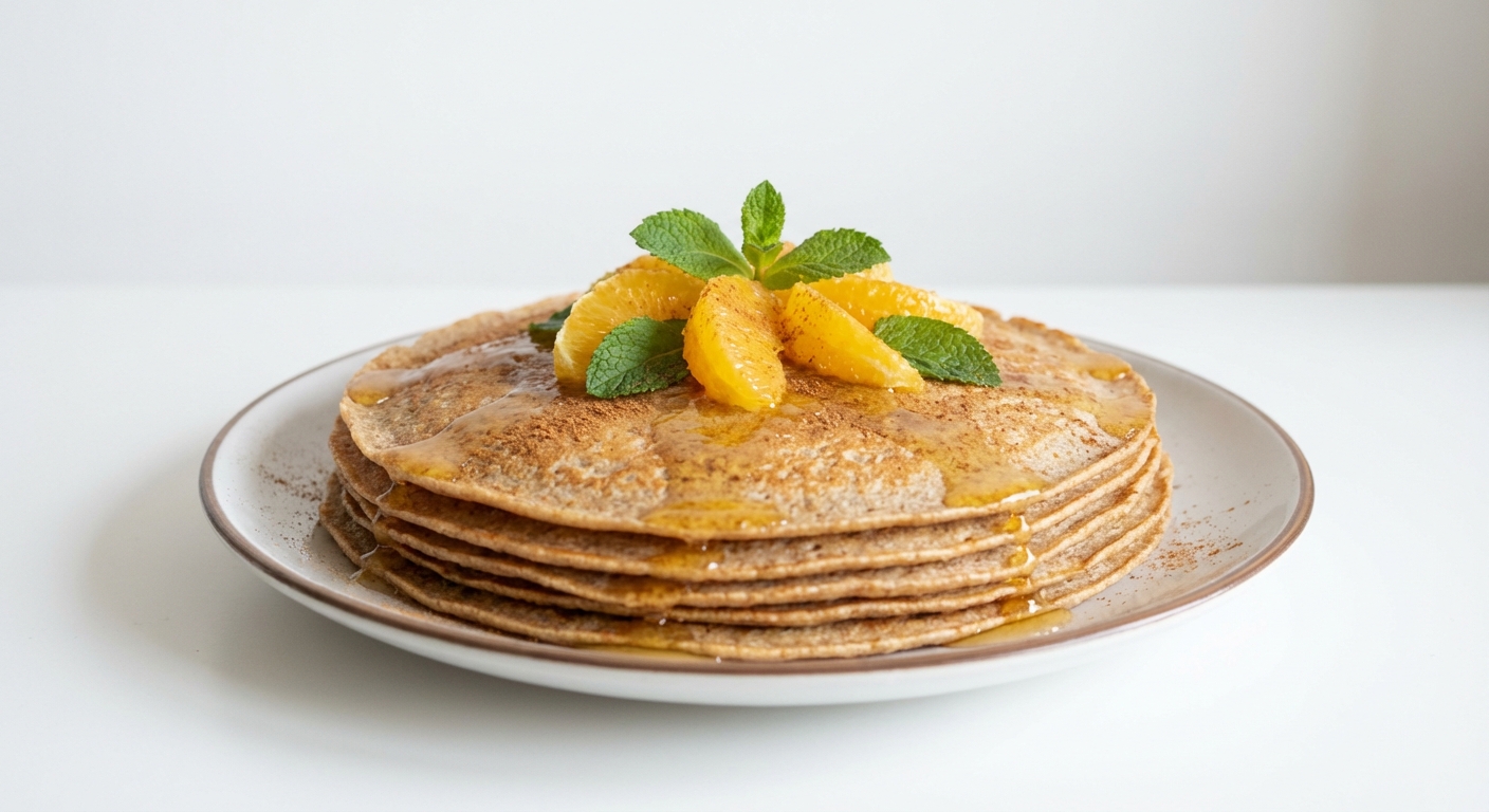 Naleśniki z Miodem, Pomarańczą i Miętą