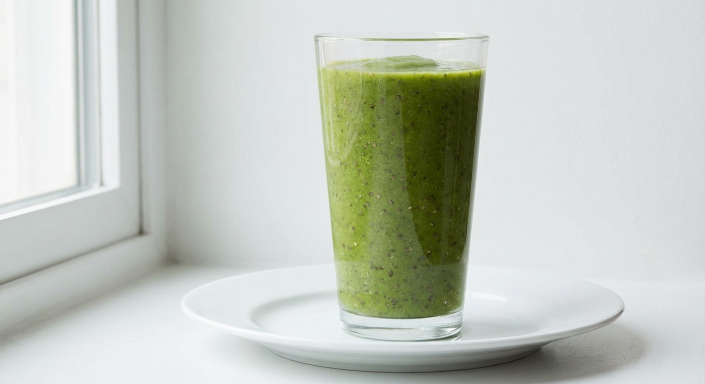 Koktajl: Jabłko, Szpinak, Seler i Chia