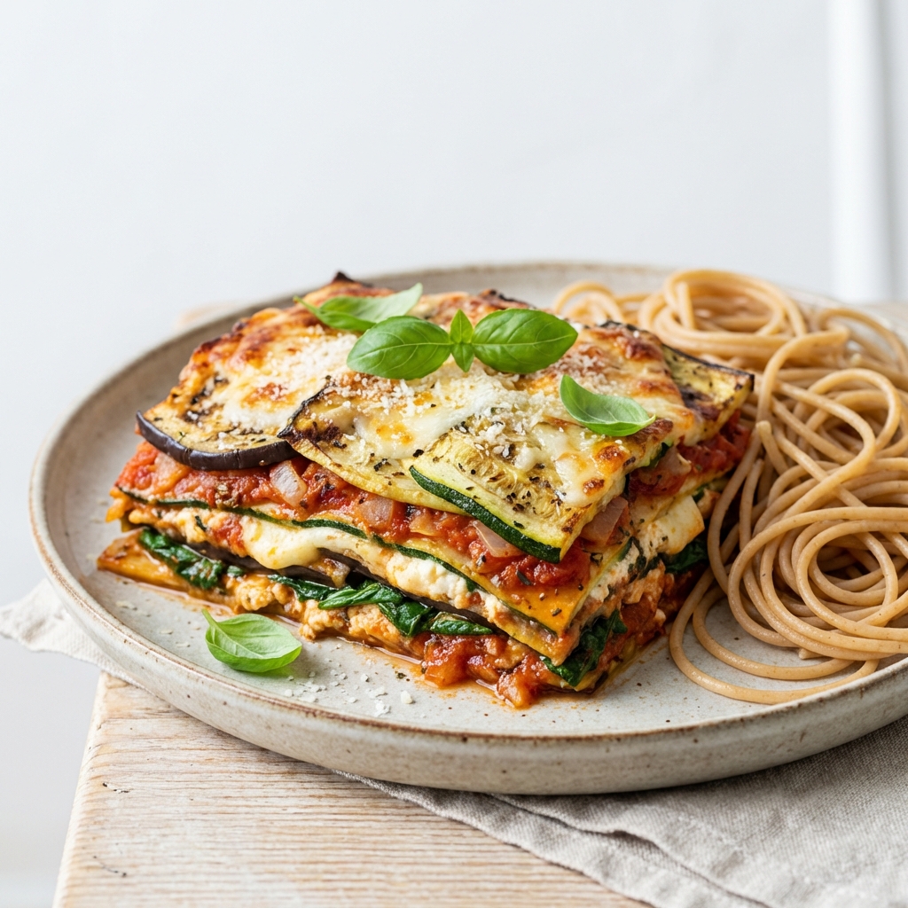 Lasagne z Cukinii, Bakłażana i Ricotty