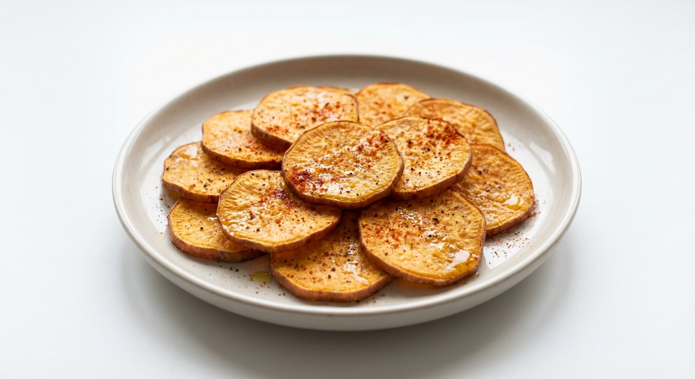 Batatowe Chipsy Pieczone z Papryką