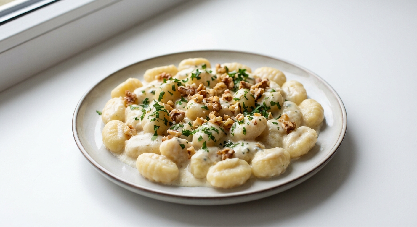 Gnocchi Gorgonzola, Orzechy i Pietruszka