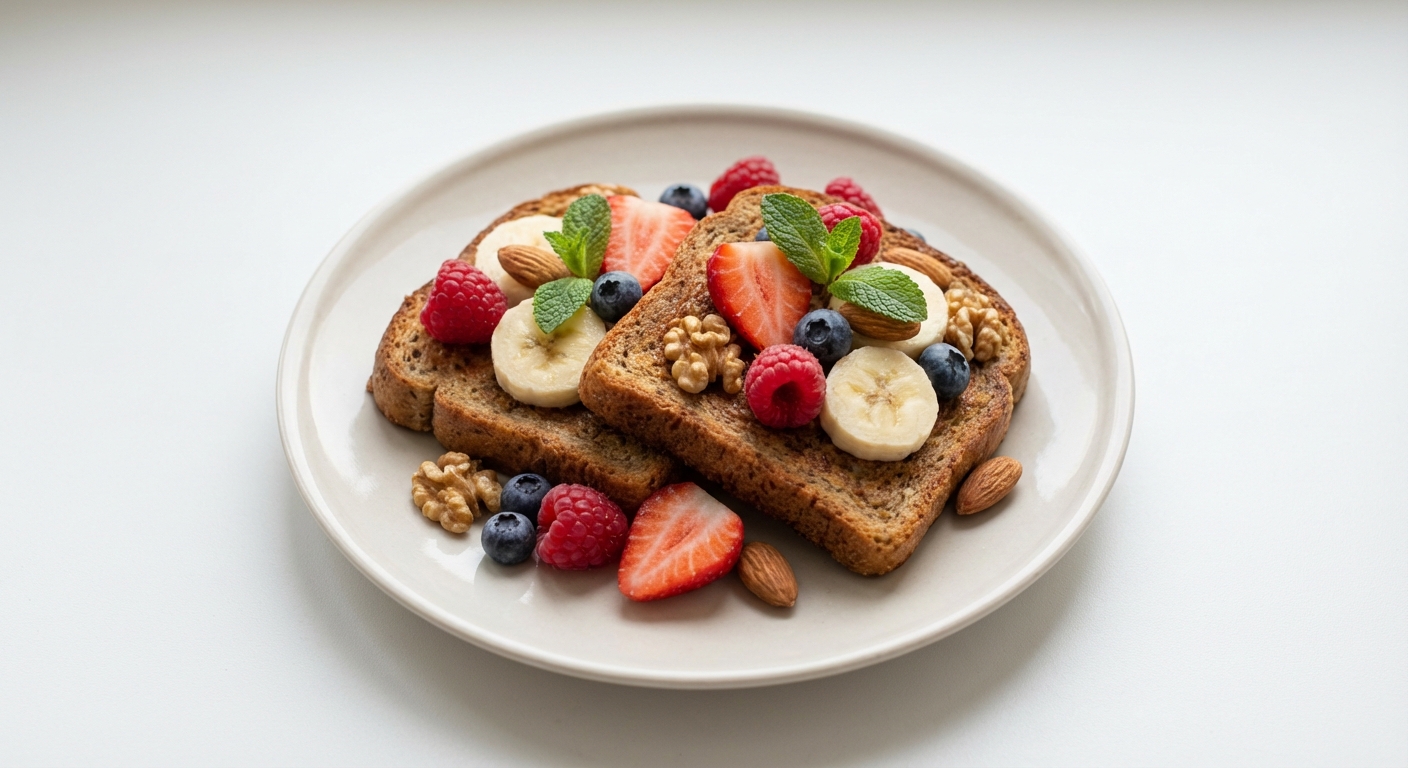 Żytnie Tosty z Owocami i Miodem