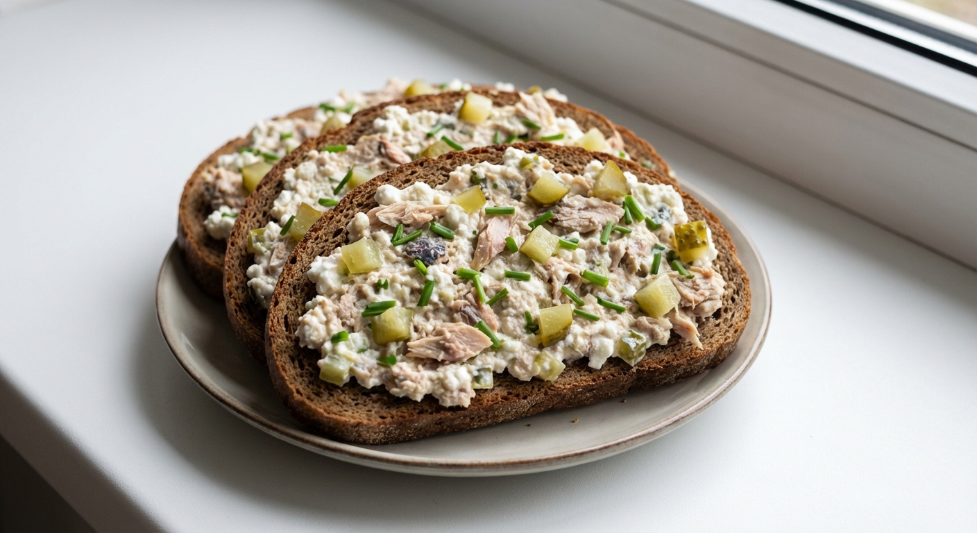 Pasta z Makreli, Twarogu i Ogórka