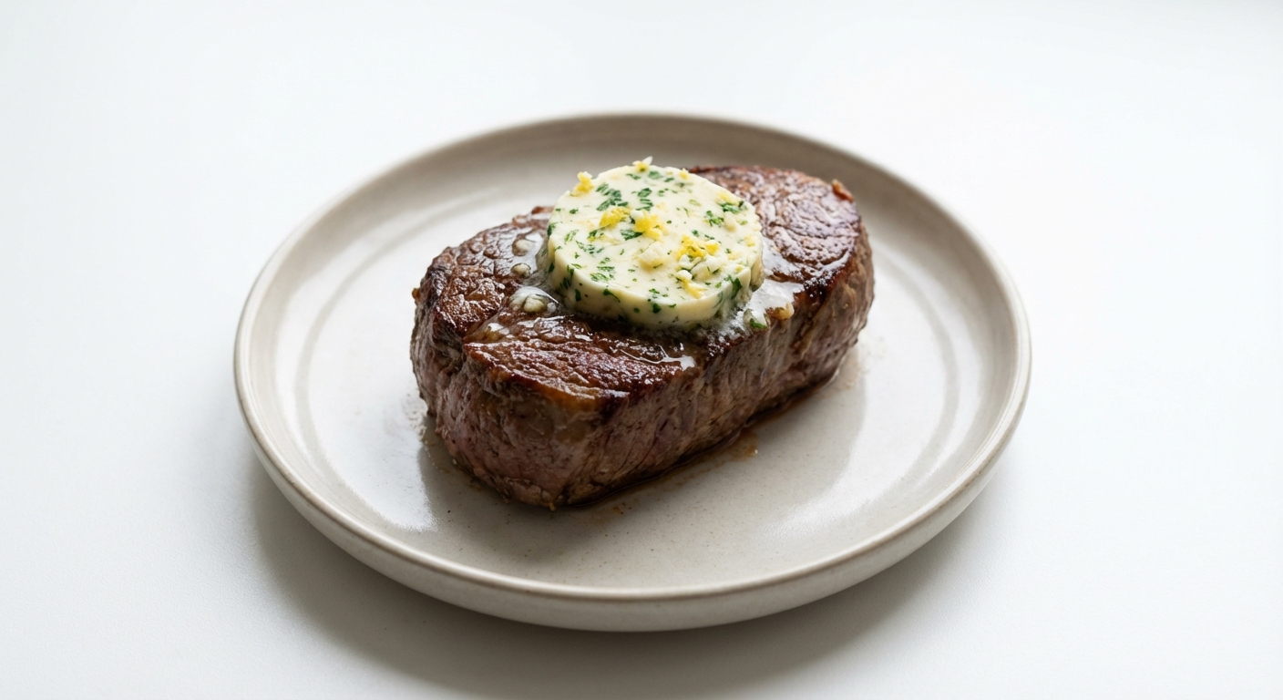 Polędwica z masłem ziołowo-cytrynowym