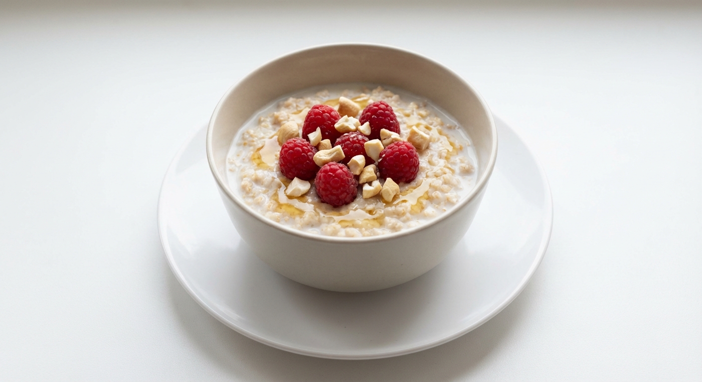 Owsianka z Malinami, Miodem i Nerkowcami