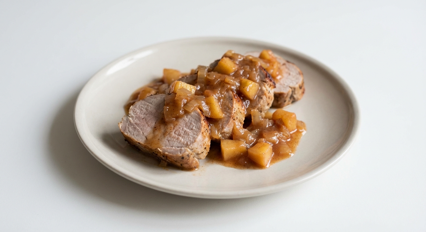 Polędwiczka w Sosie Jabłkowo-Cynamonowym