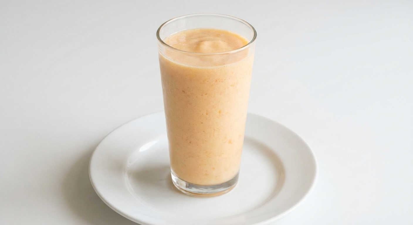 Brzoskwiniowy Smoothie z Miodem i Jogurtem