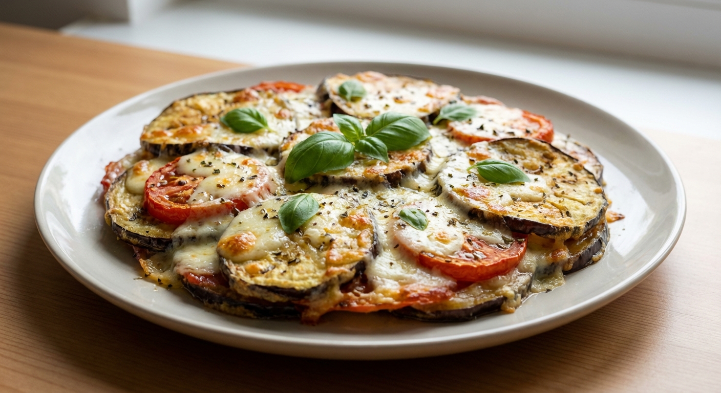 Zapiekanka z Bakłażana, Pomidora i Mozzarelli