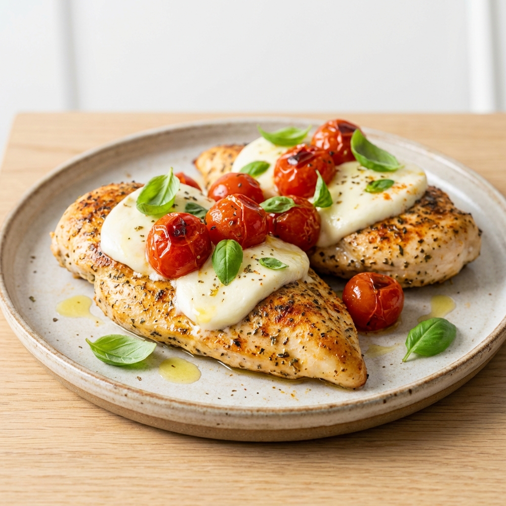 Kurczak z Mozzarellą i Pomidorkami