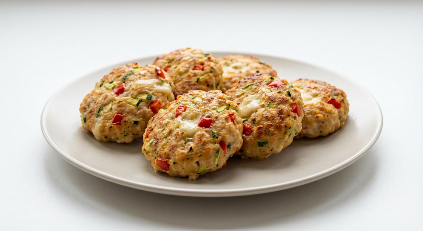 Kotleciki z Kurczaka, Cukinii i Papryki