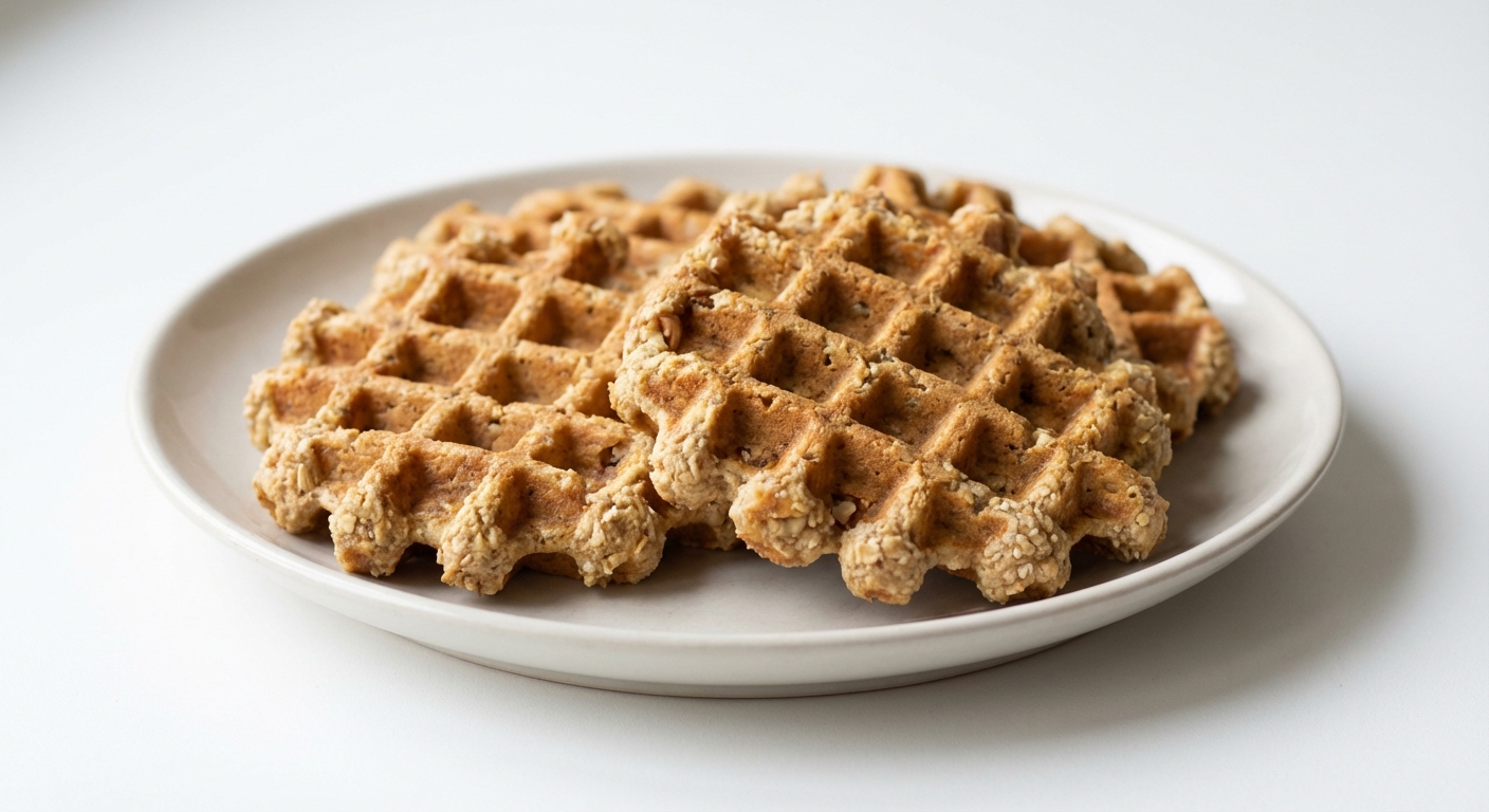 Owsiane Gofry z Orzechami Włoskimi