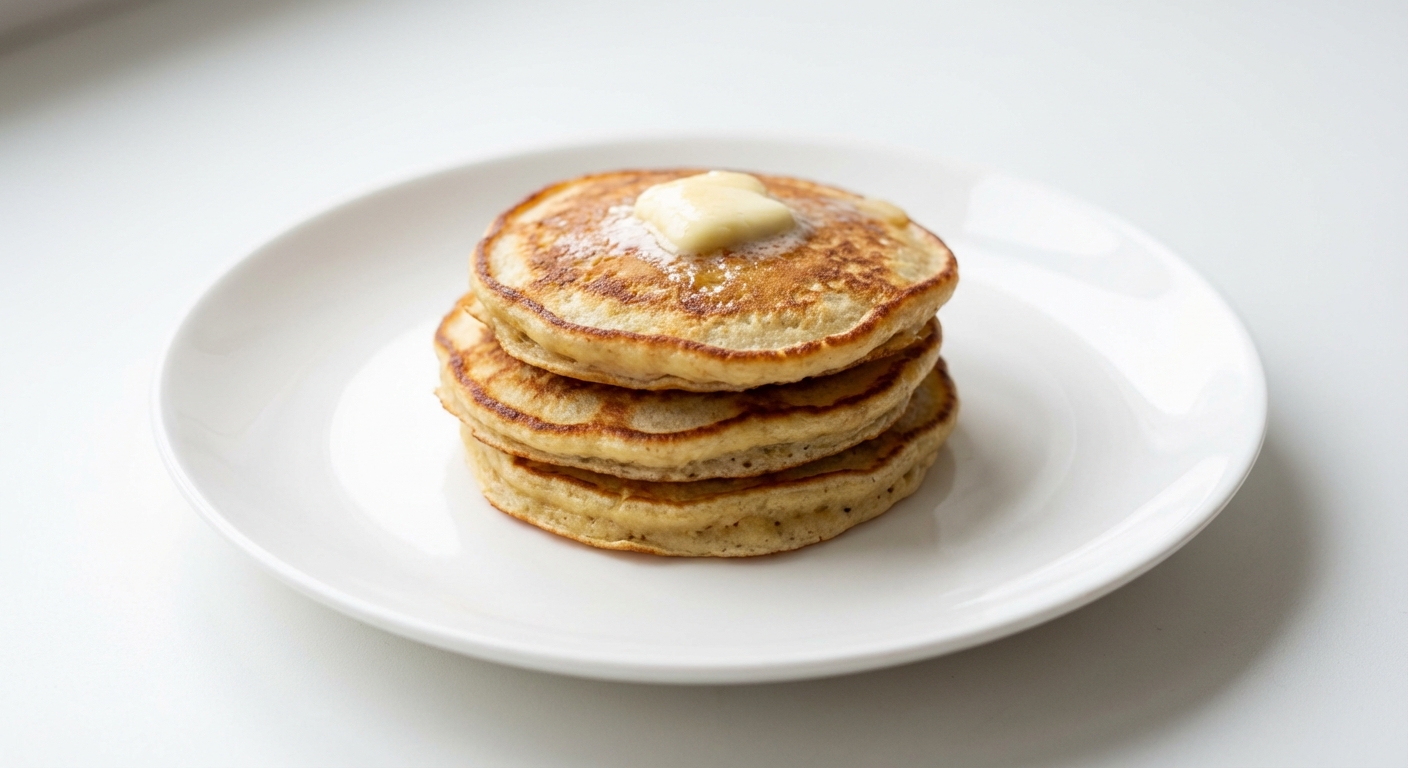 Placuszki Bananowe z Jajkiem i Masłem