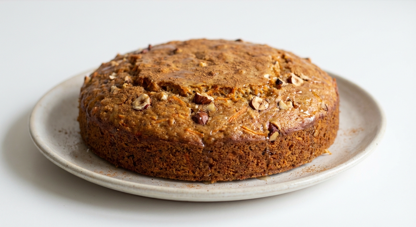 Marchewkowe ciasto z miodem i orzechami