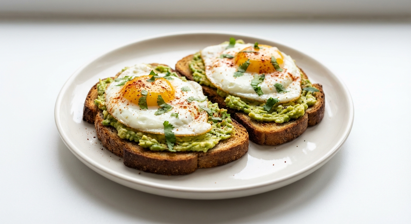 Żytnie Tosty z Awokado i Jajkiem