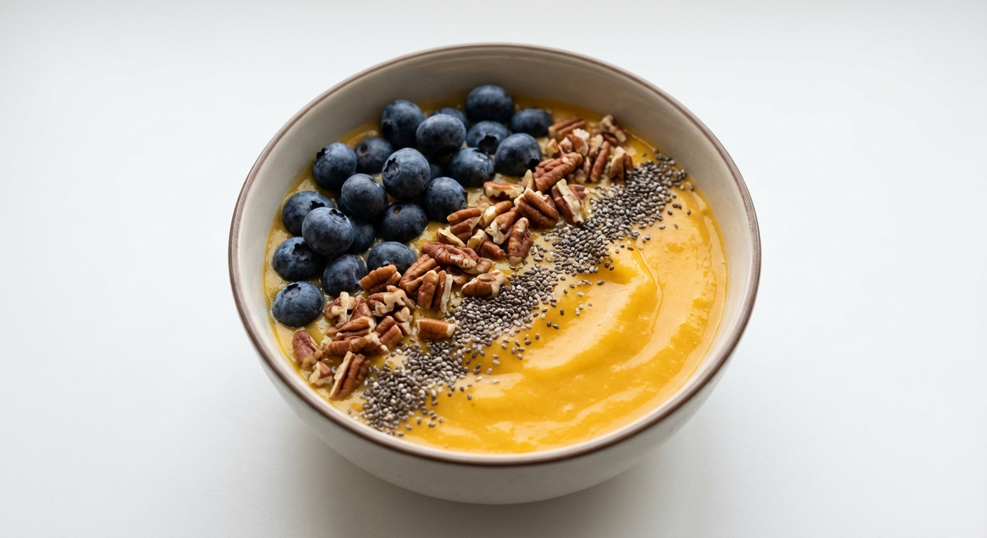 Mango, Jagoda, Pekan Smoothie Bowl