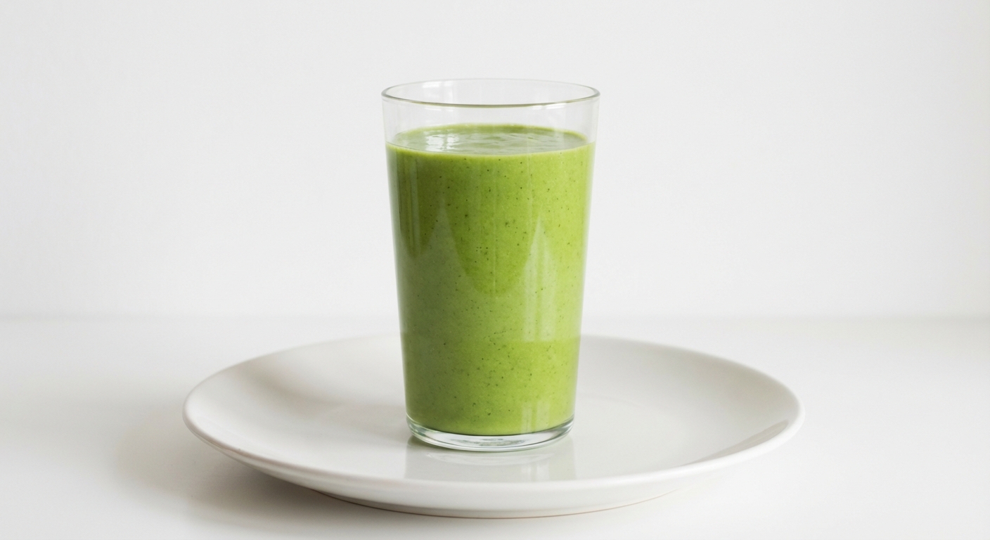 Ananasowo-Szpinakowe Smoothie z Kokosem i Imbirem