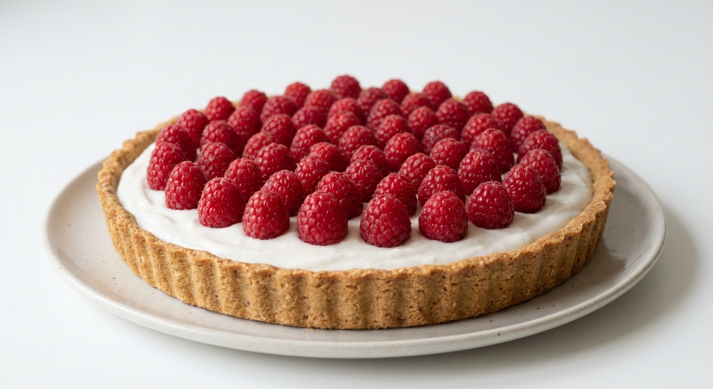 Tarta Malinowa z Kokosowym Kremem