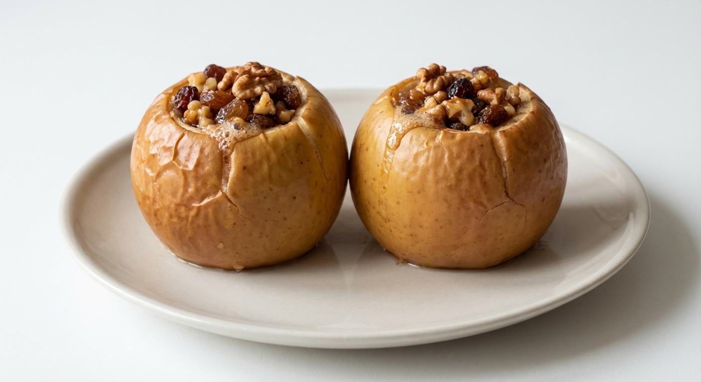 Pieczone Jabłka z Miodem i Orzechami