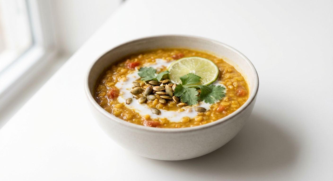 Krem z Soczewicy, Kokosa i Limonki