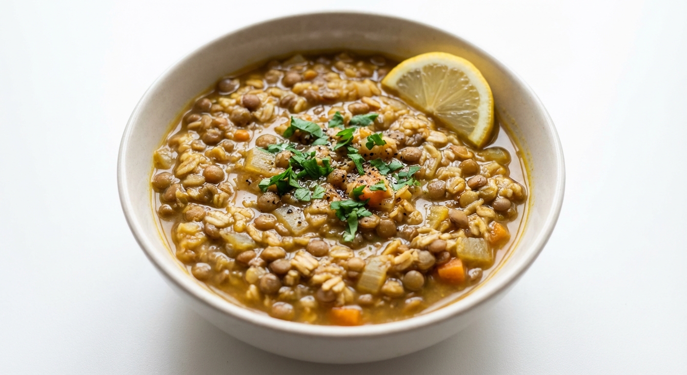 Rozgrzewająca Zupa z Soczewicy i Owsa