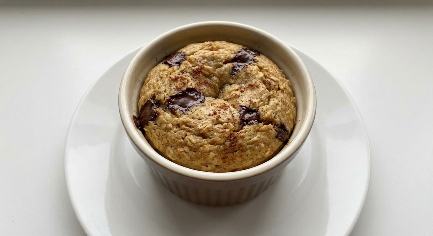 Owsianka z Air Fryera: Banan, Czekolada