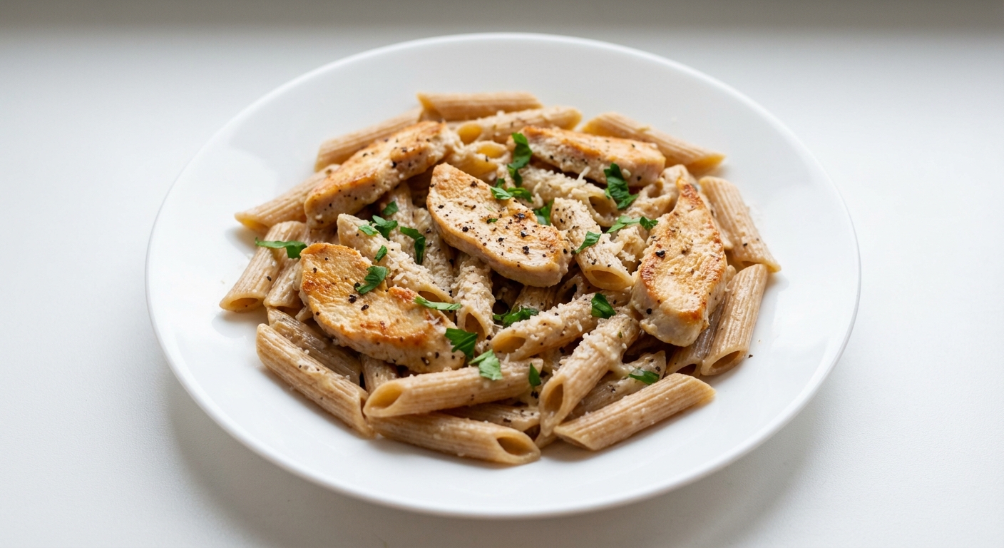 Penne z Kurczakiem w Miodowo-Pieprzowym Sosie