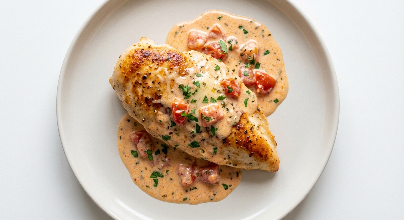 Wolnowar: Kurczak w Sosie Jogurtowo-Pomidorowym