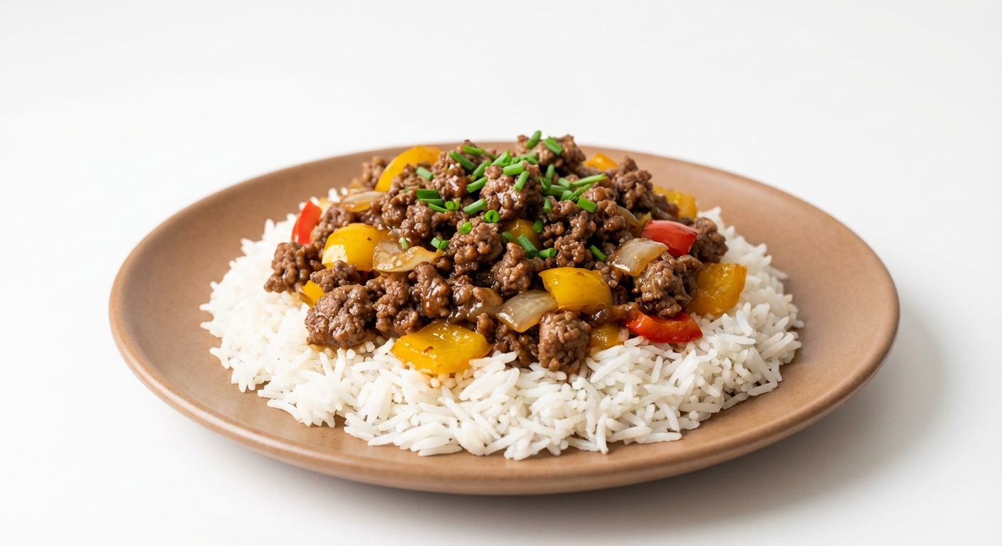 Ryż Basmati z Wołowiną i Papryką