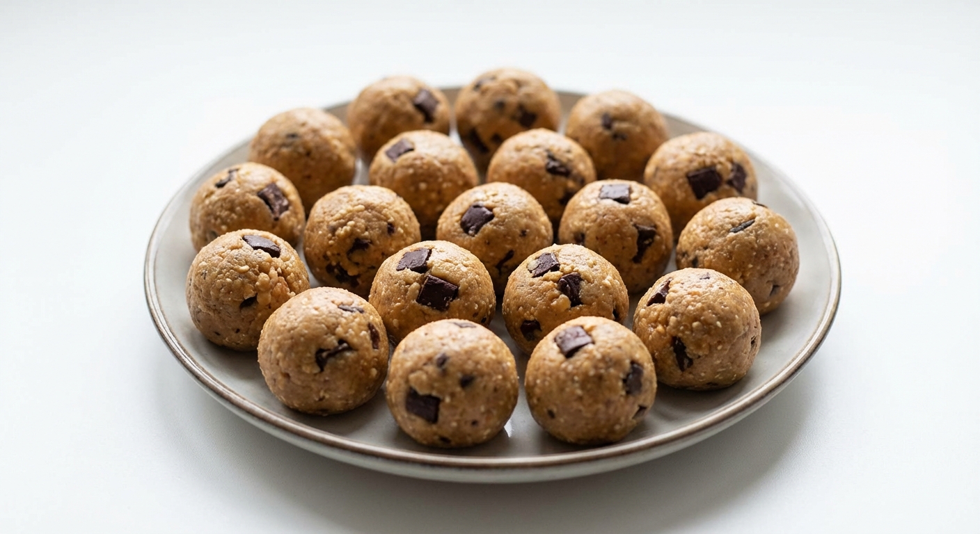 Tofunowe Kulki z Masłem Orzechowym