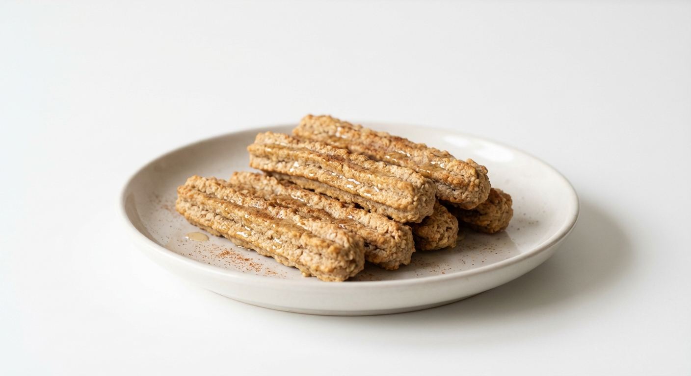 Owsiane Churros Pieczone z Miodem